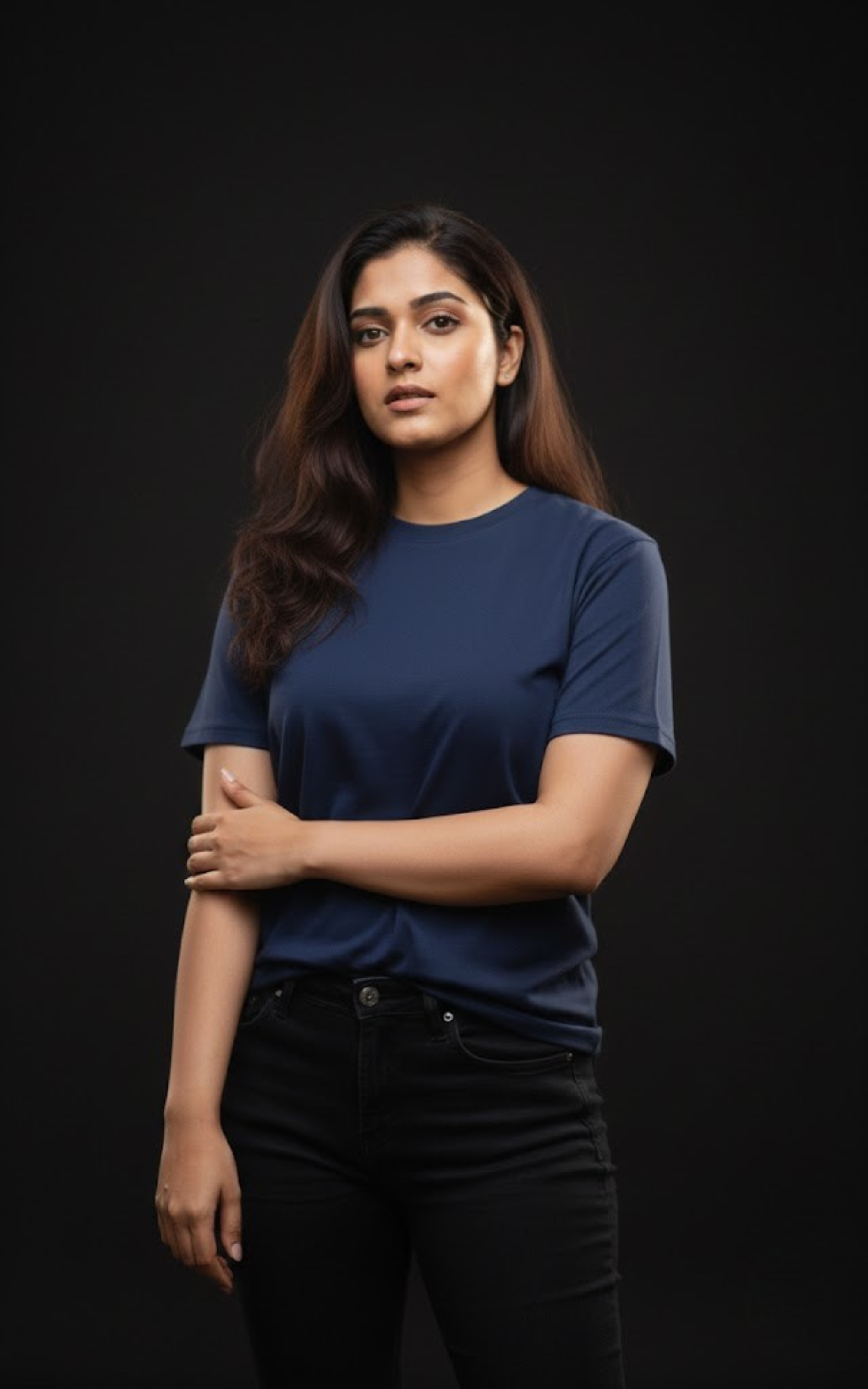 Navy Blue - Super Combed Tee (180 GSM)