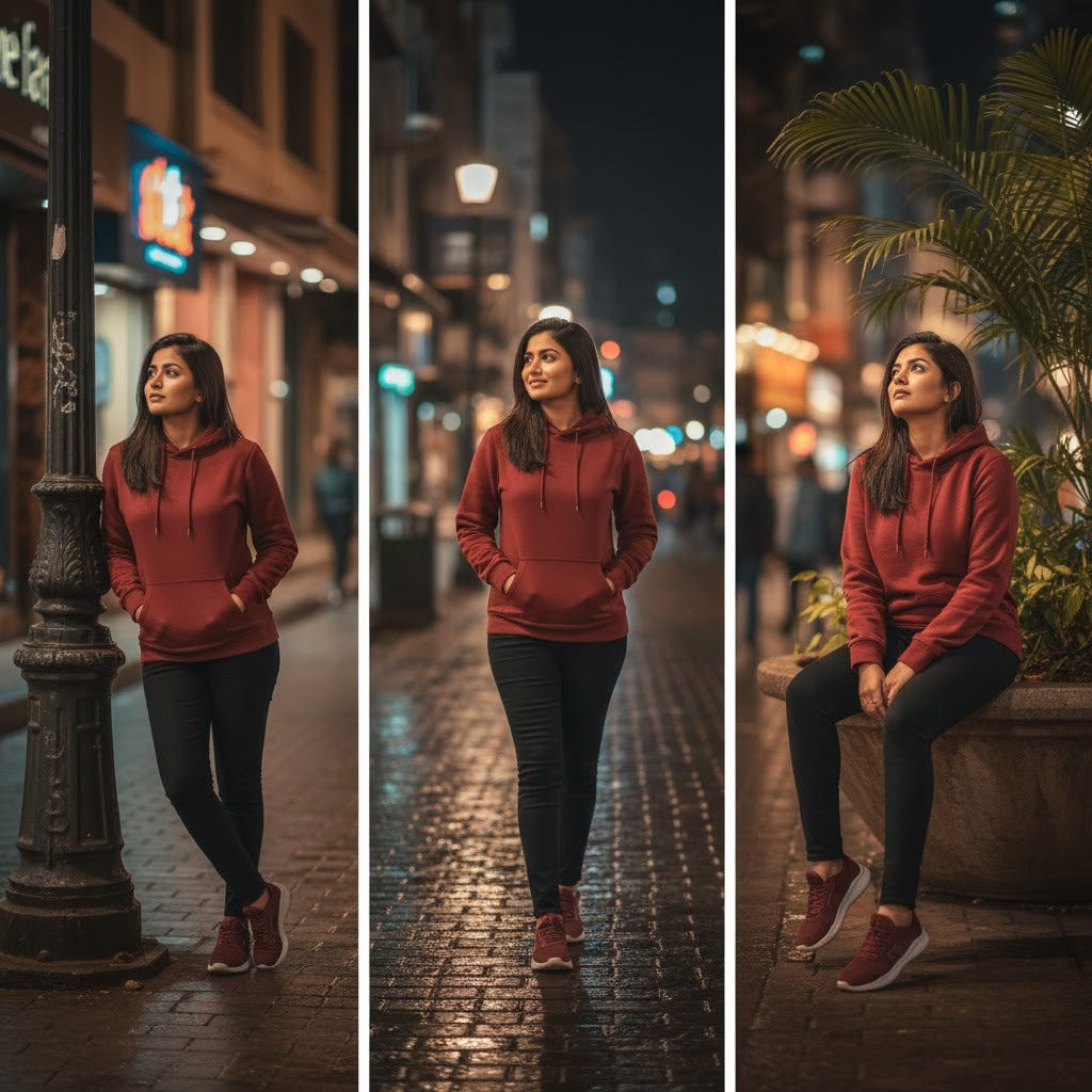 444 Signature Hoodie Drop – Burgundy