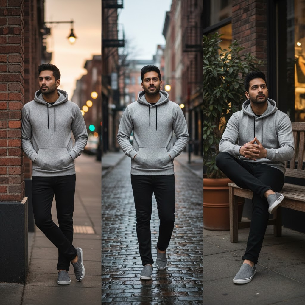 444 Signature Hoodie Drop – Grey