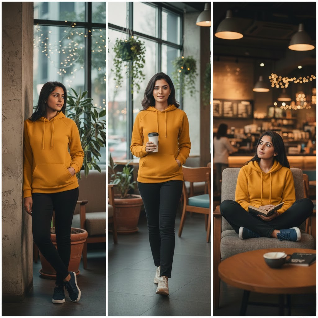 444 Signature Hoodie Drop – Mustard Yellow